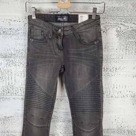 S. Oliver Kimi Tight Standard Waist Slightly Slim Denim Jeans - Picture 2 of 15